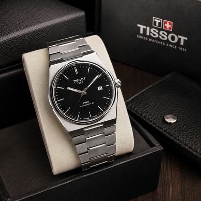 Tissot Luxury Men's Watch | Premium Stainless Steel Waterproof Quartz Wristwatch with Sapphire Crystal