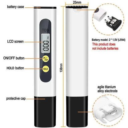 TDS Water Quality Tester Pen | Recommended by Dr. Affan Qaiser