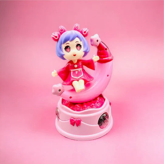 Led Light Doll Rotating Moon Doll Toy With LED Lights & Music – Boran
