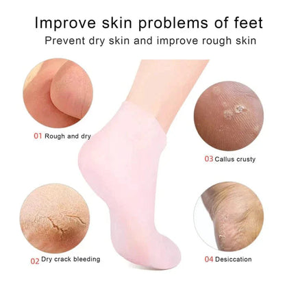 Spa Gel Socks for Dry Cracked Feet ( Buy 1 Get 1 Free )👈👈
